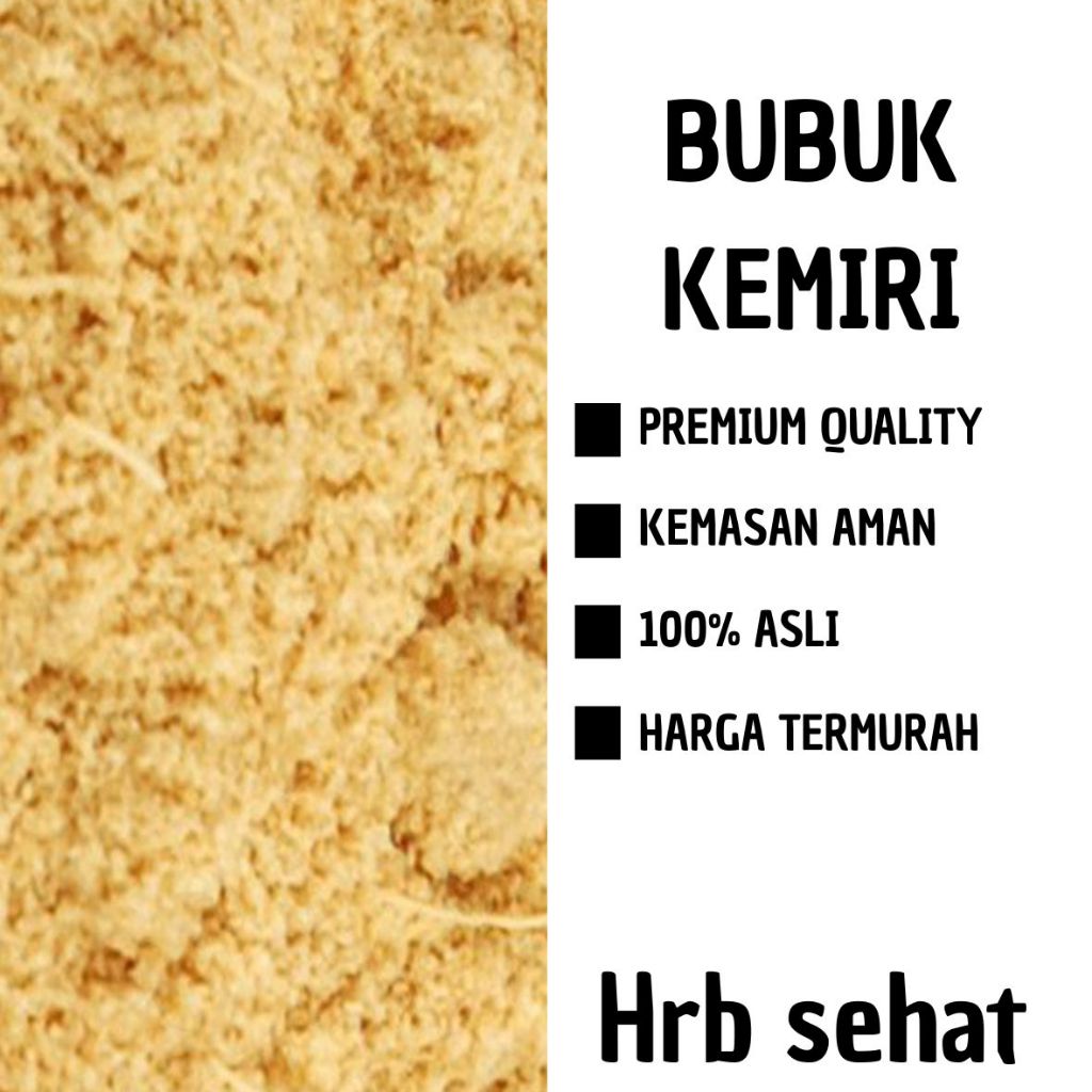 

50 GRAM KEMIRI BUBUK ASLI