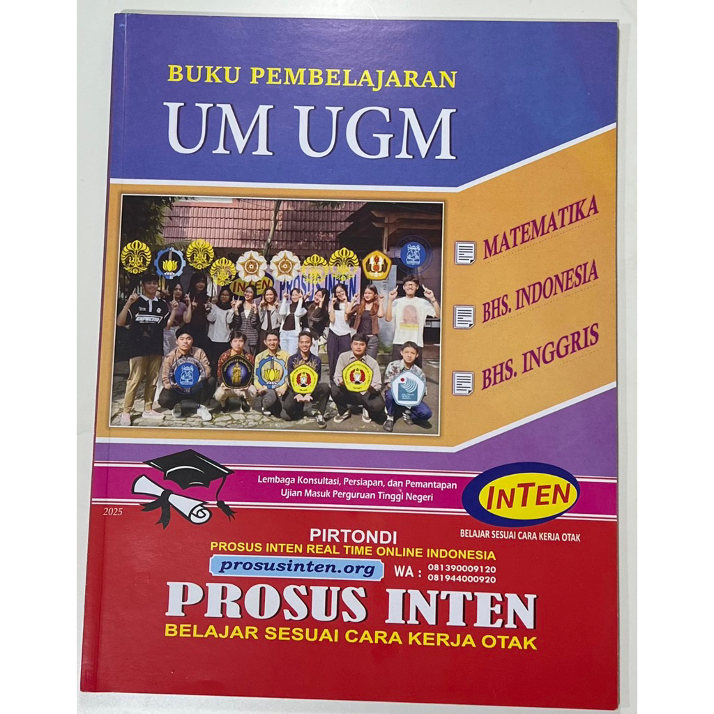 UJIAN MANDIRI UGM/ UM UGM PROSUS INTEN 2025 TERBARU