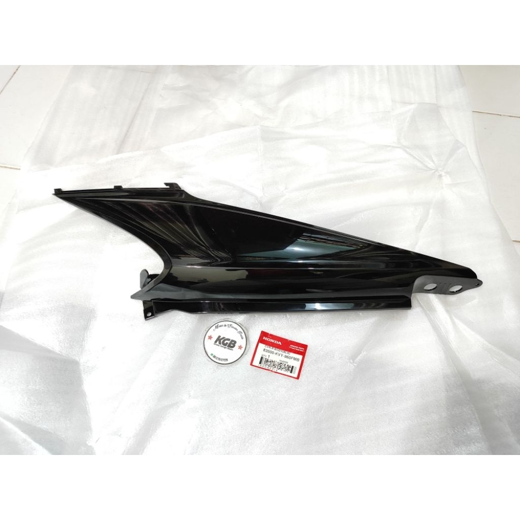 cover R kanan bodi belakang hitam beat karbu ori baru ahm  83500 kvy 960fmb