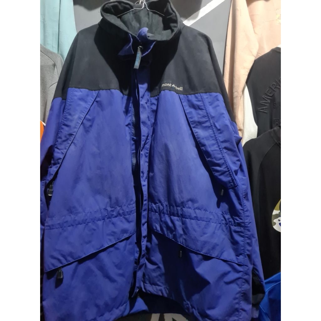 jaket outdoor vintage montbell second,jaket outdoor vintage montbell preloved