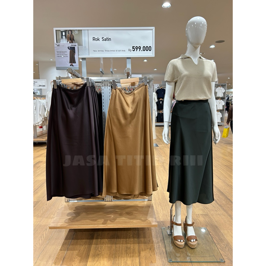 Rok Satin WOMEN UNIQLO
