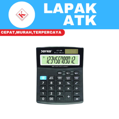 

Calculator / Kalkulator Joyko CC-39 / 12 Digits / Check Correct ++++
