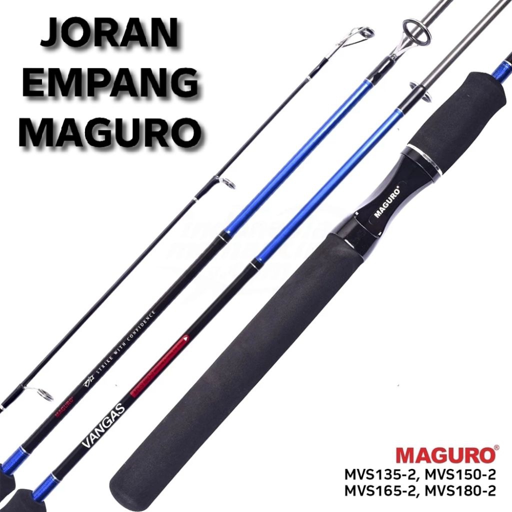 JORAN MAGURO VANGAS | Ring Fuji | Joran Spinning | Joran Empang | Alat pancing original