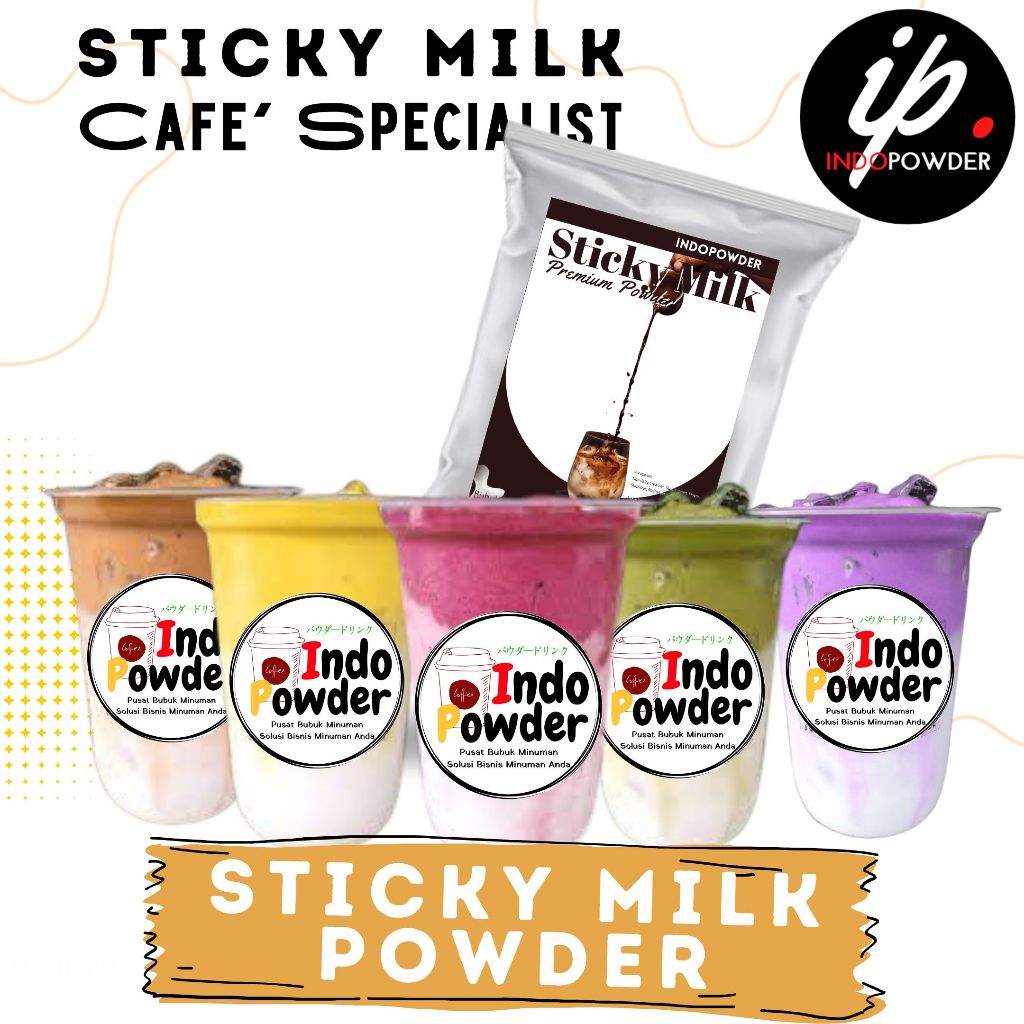 

IP Bogor - Bubuk Minuman STICKY MILK 1Kg Aneka Rasa Untuk Cafe, Waralaba dan Usaha Minuman