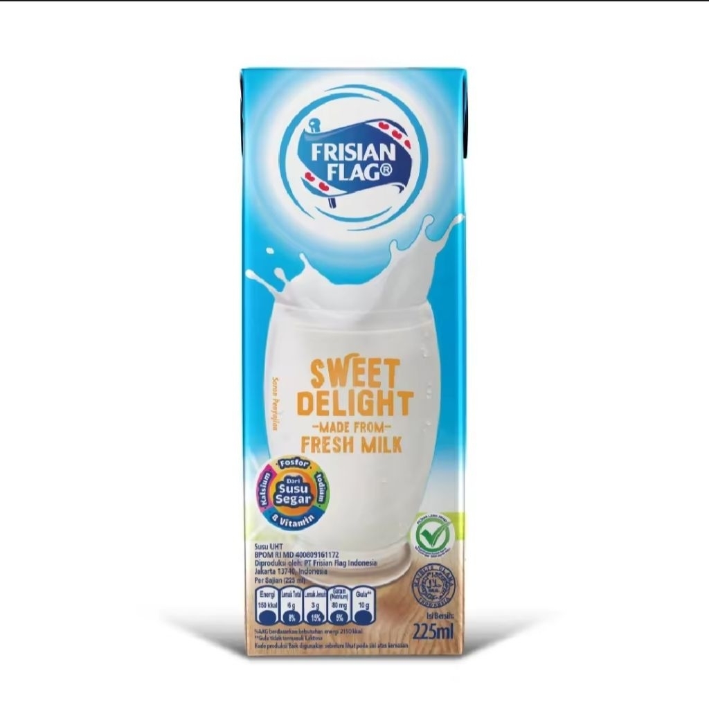 

Frisian Flag Purefarm UHT Susu Cair Sweet Delight 225ml