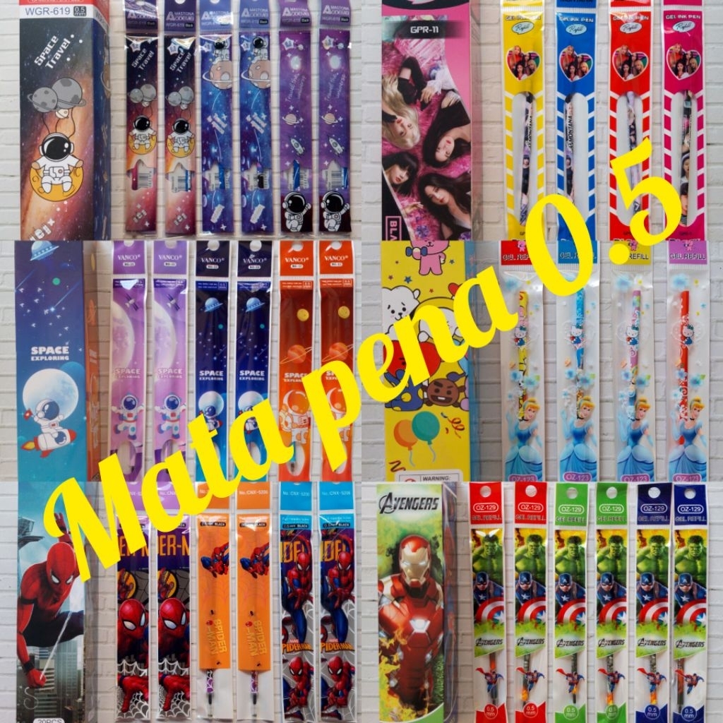 

(20 PC) ISI JEL PEN 0,5 MM BODY KARAKTER