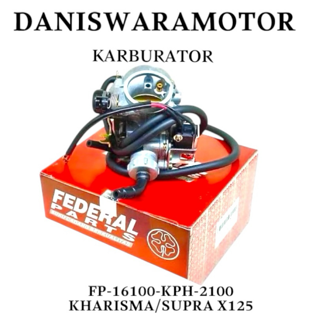 KARBURATOR CARBURATOR ASSY KHARISMA SUPRA X125 KPH FEDERAL