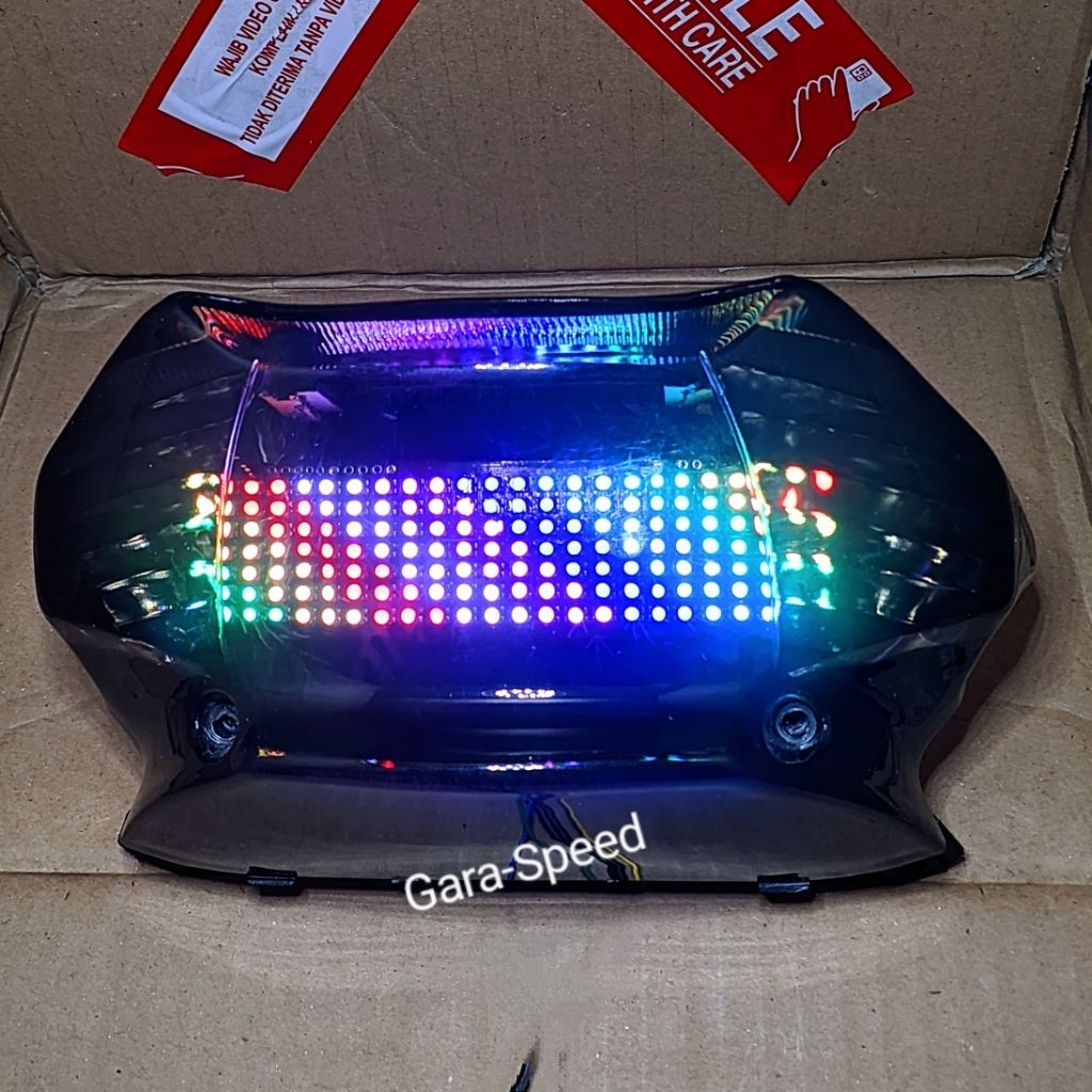 Stoplamp running text RGB Mio sporty/Smil