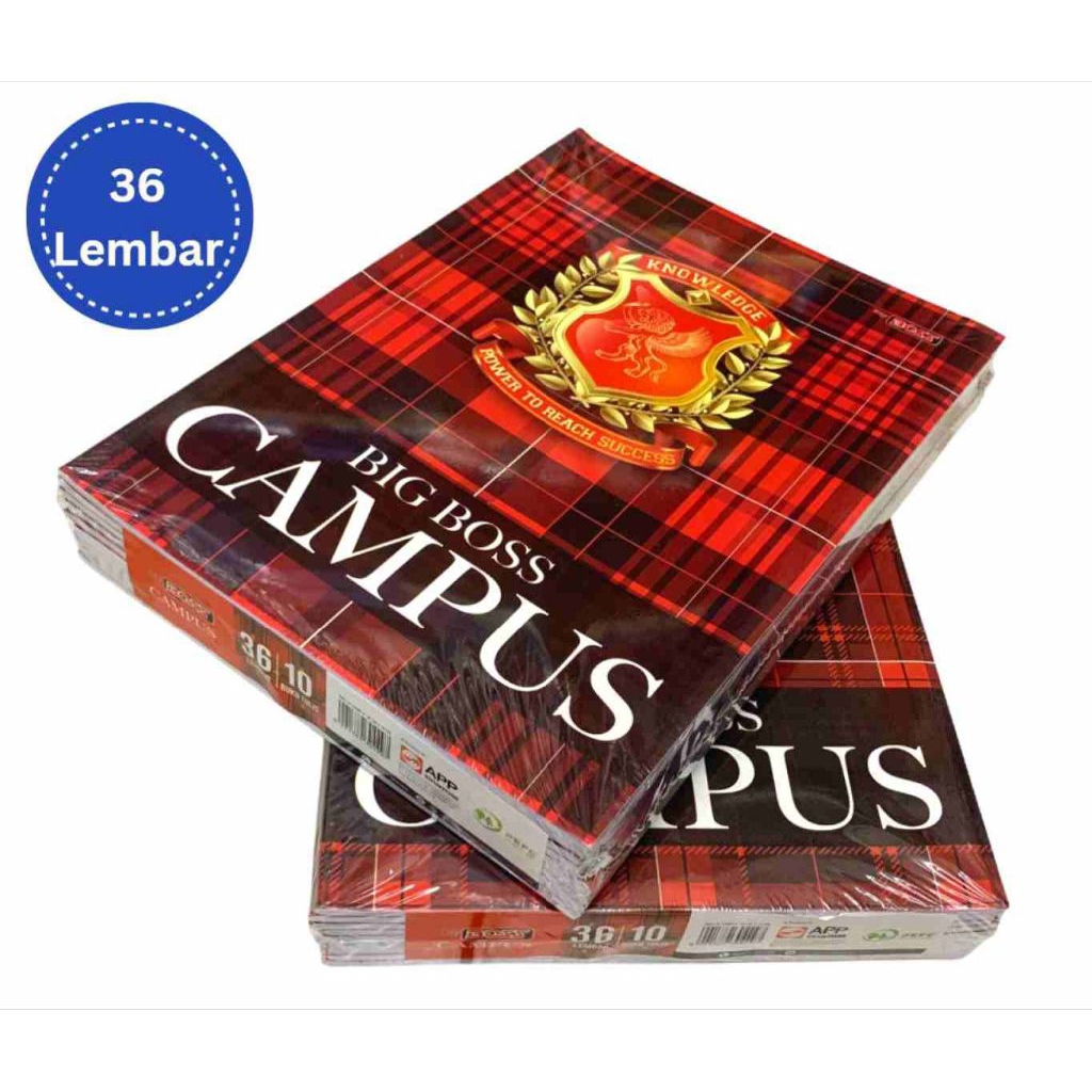 

Buku tulis Bigboss Campus 36 lembar 10 buku