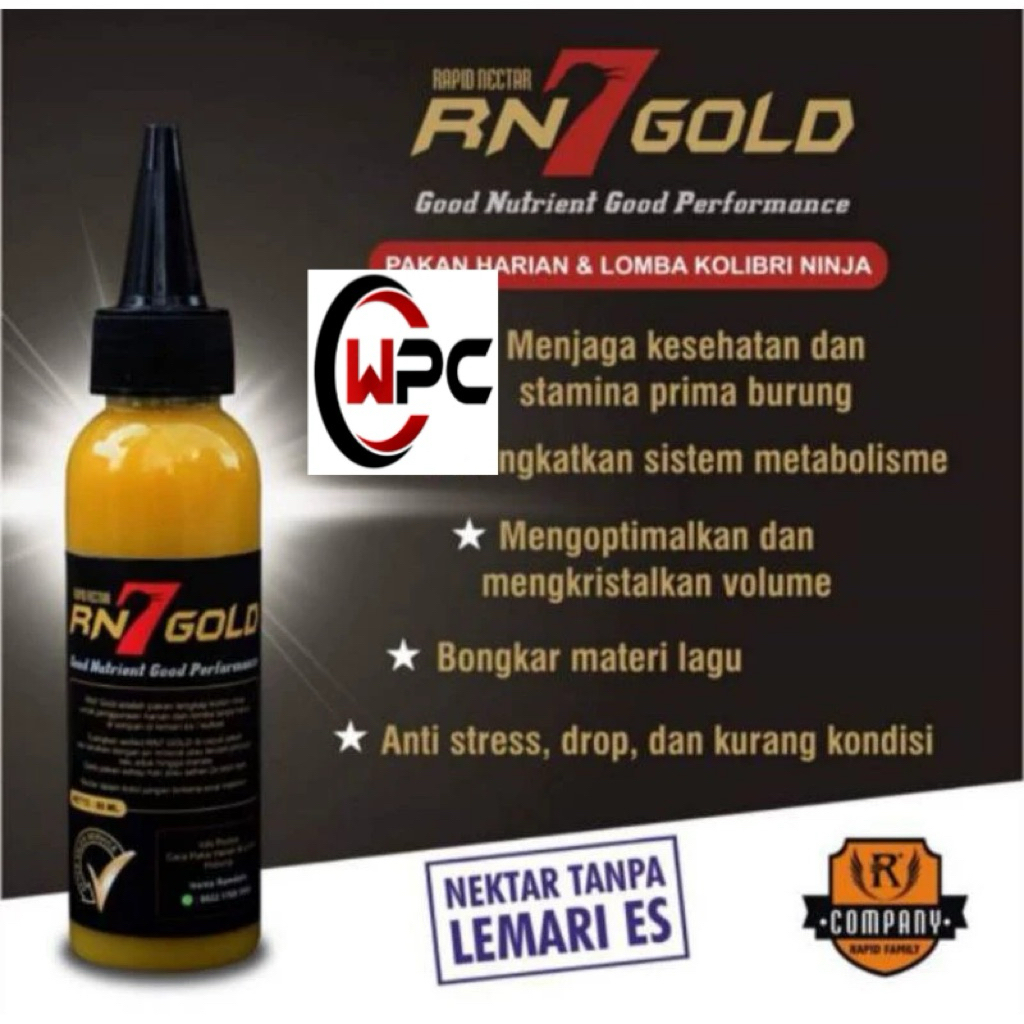RN7 GOLD NEKTAR BURUNG KOLIBRI SOGON