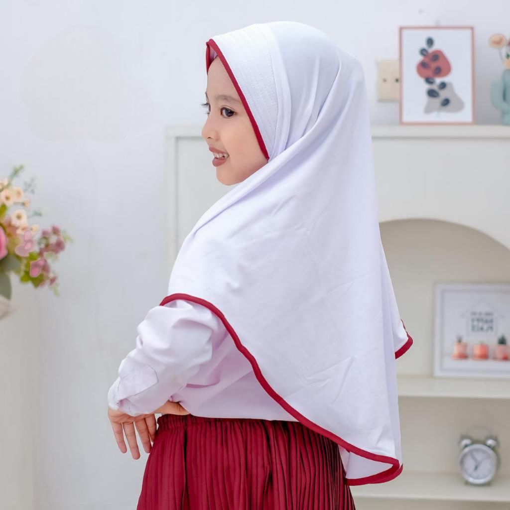 TERMURAH Kerudung Sekolah SD Anak Perempuan Jilbab Anak SD Perempuan 2025