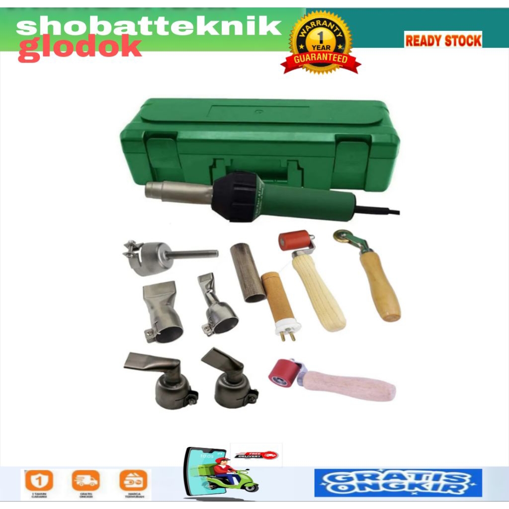 Hot Air Torch Plastic Welding Gun Welder220V 1600W