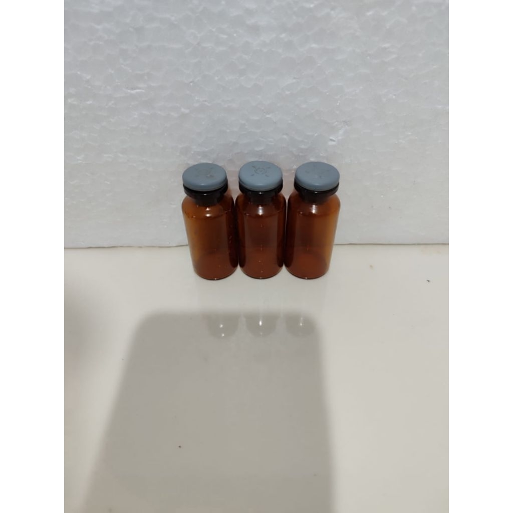 Botol vial coklat 12ml / botol vial amber 12ml