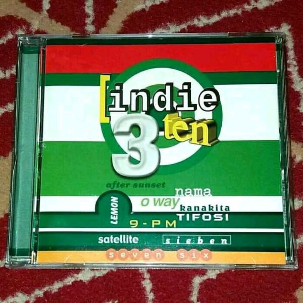 CD Indie Ten 3 ft. Kanakita Tifosi Lemon Sieben After Sunset Satellite O Way Nama 9 PM Seven Six