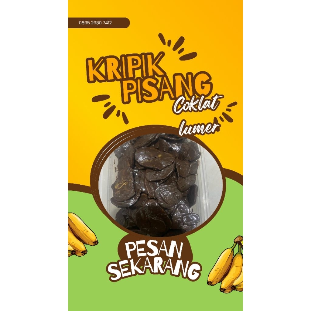 

Kripik Pisang Coklat