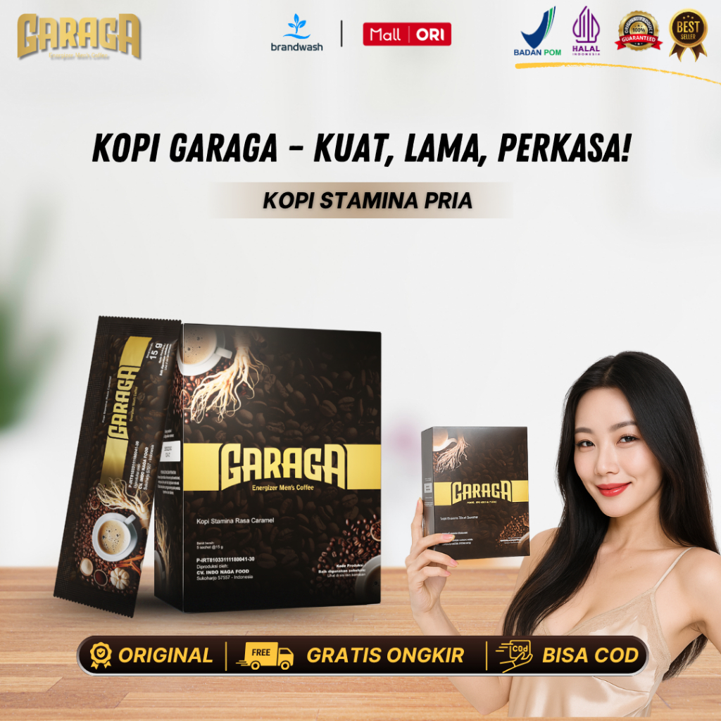

Kopi Garaga Kopi Gingseng Herbal Untuk Stamina Pria Maksimal Tahan Lama Original 1 Box