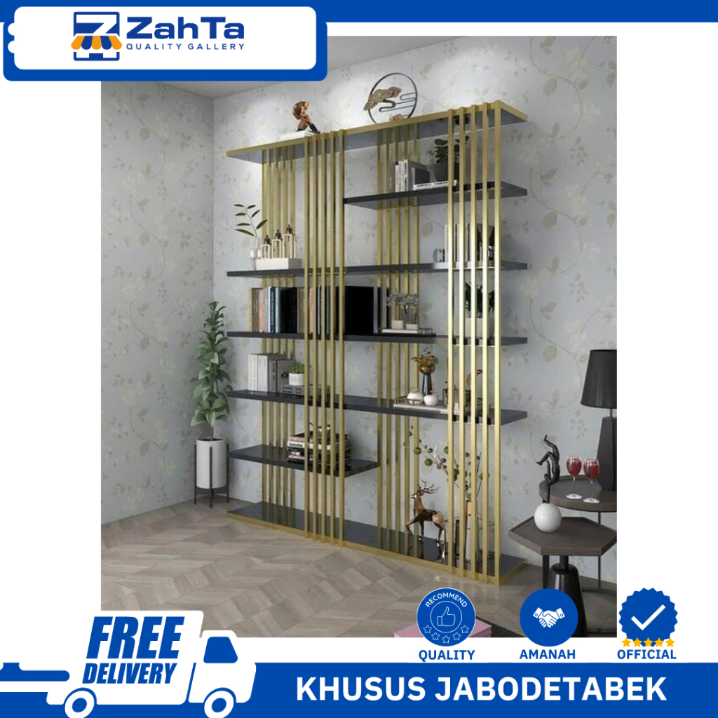 Partisi Jeruji/Partisi Ruangan Rumah/Rak Model Industrial