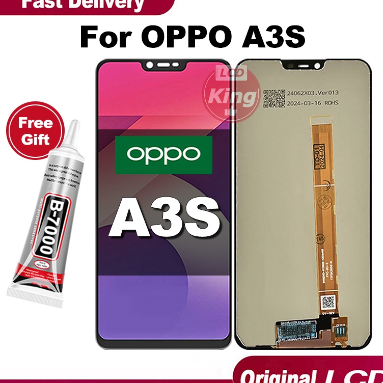 KODE B4L LCD OPPO A3S Original asli ori COD Touchscreen Fullset Murah Ori For Glass Touch Screen Dig