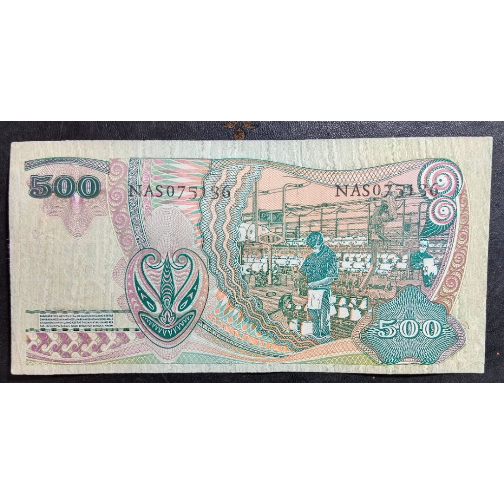 UANGKUNO 500 RUPIAH SUDIRMAN THN 1968