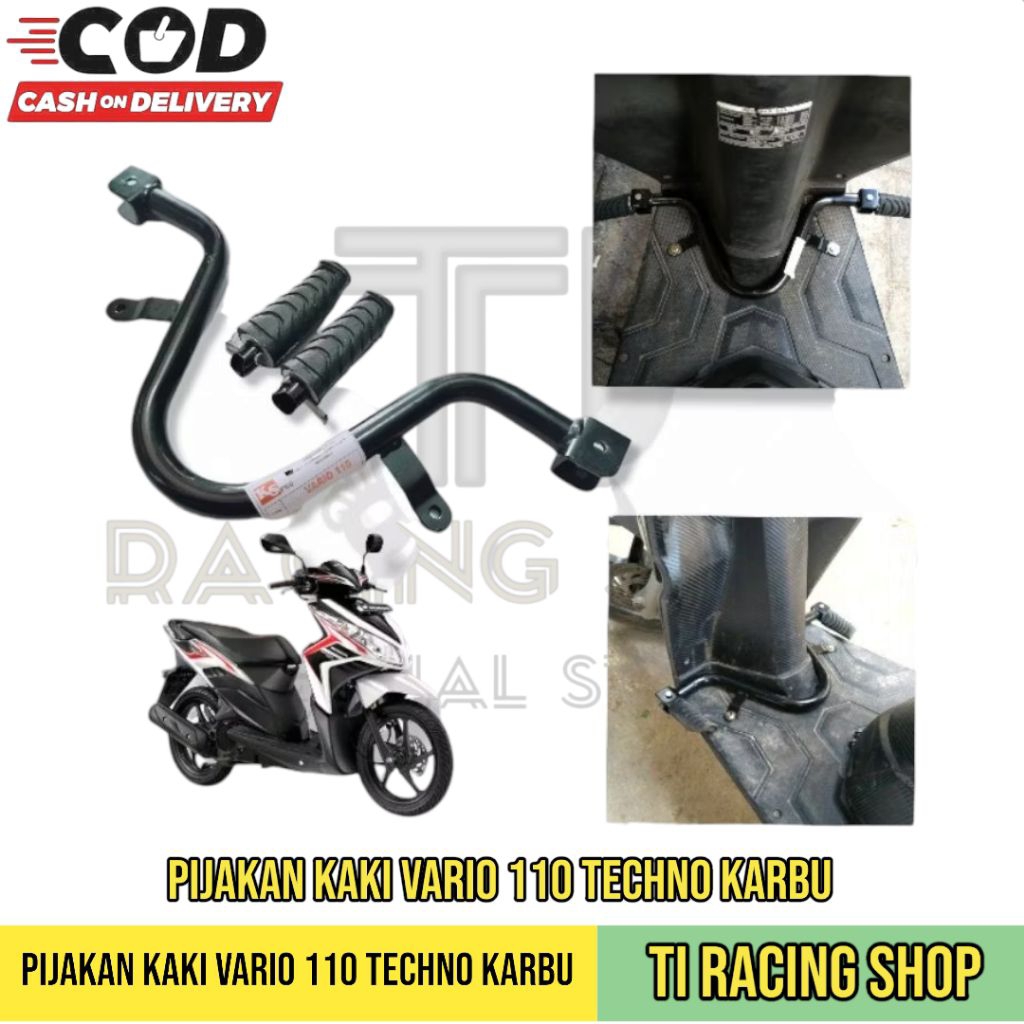 Footstep Vario 110 Karbu Step Vario 110 Karbu Satu Set High Quality PNP Vario 110 Techno Karbu