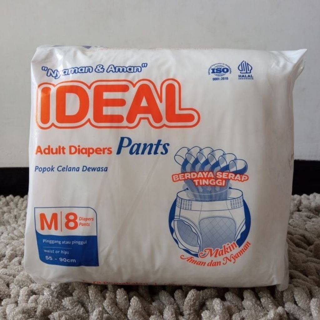 DIAPERS IDEAL ADULT SIZE M  / POPOK CELANA DEWASA SIZE M / DIAPERS DEWASA