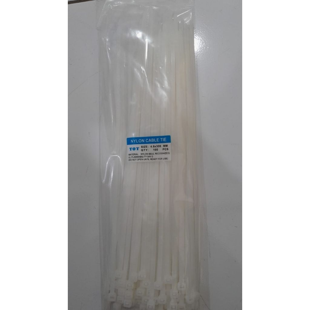 

Kabel Ties 4.8x300mm isi 100pcs Nylon Cable Tie 15cm Insulock Tis 15 cm 4.8 x 300 mm Insulok pcs