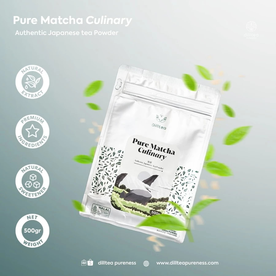 

DILLTEA - PURE MATCHA CULINARY Import Japan 500gram By Dilltea