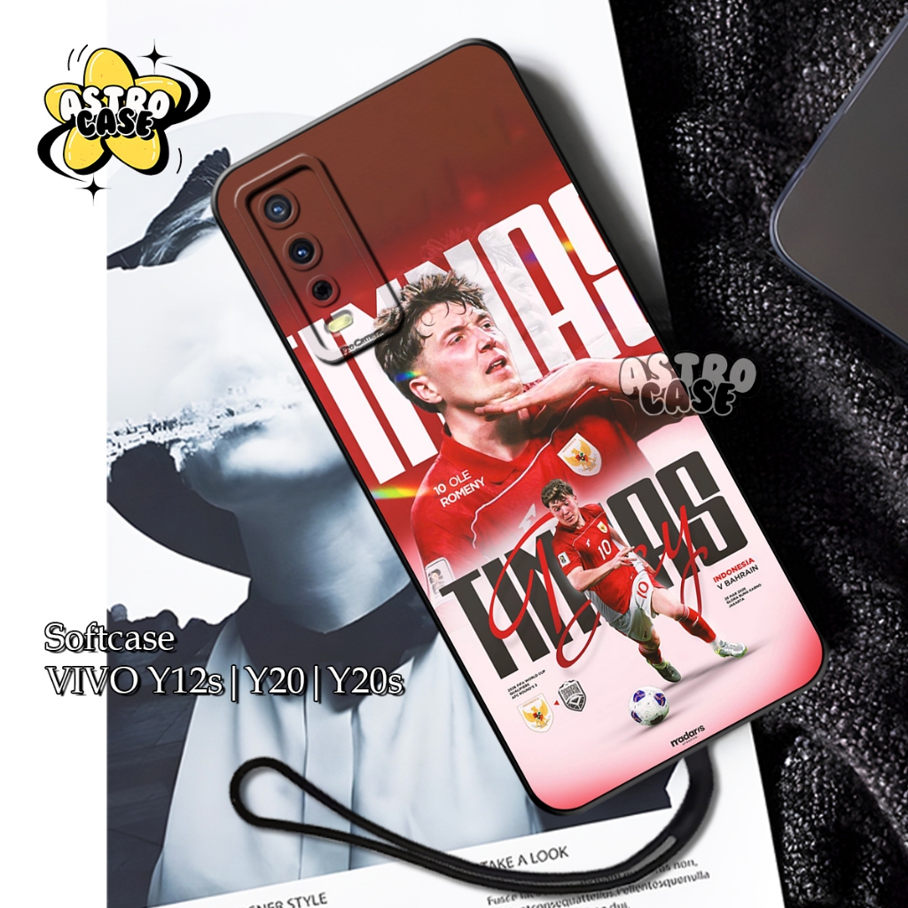 Softcase Vivo Y12s Y20 Y20s Motif Olee Aesthetic Elegant - Case Keren Free Tali Gantungan Hp - Case 