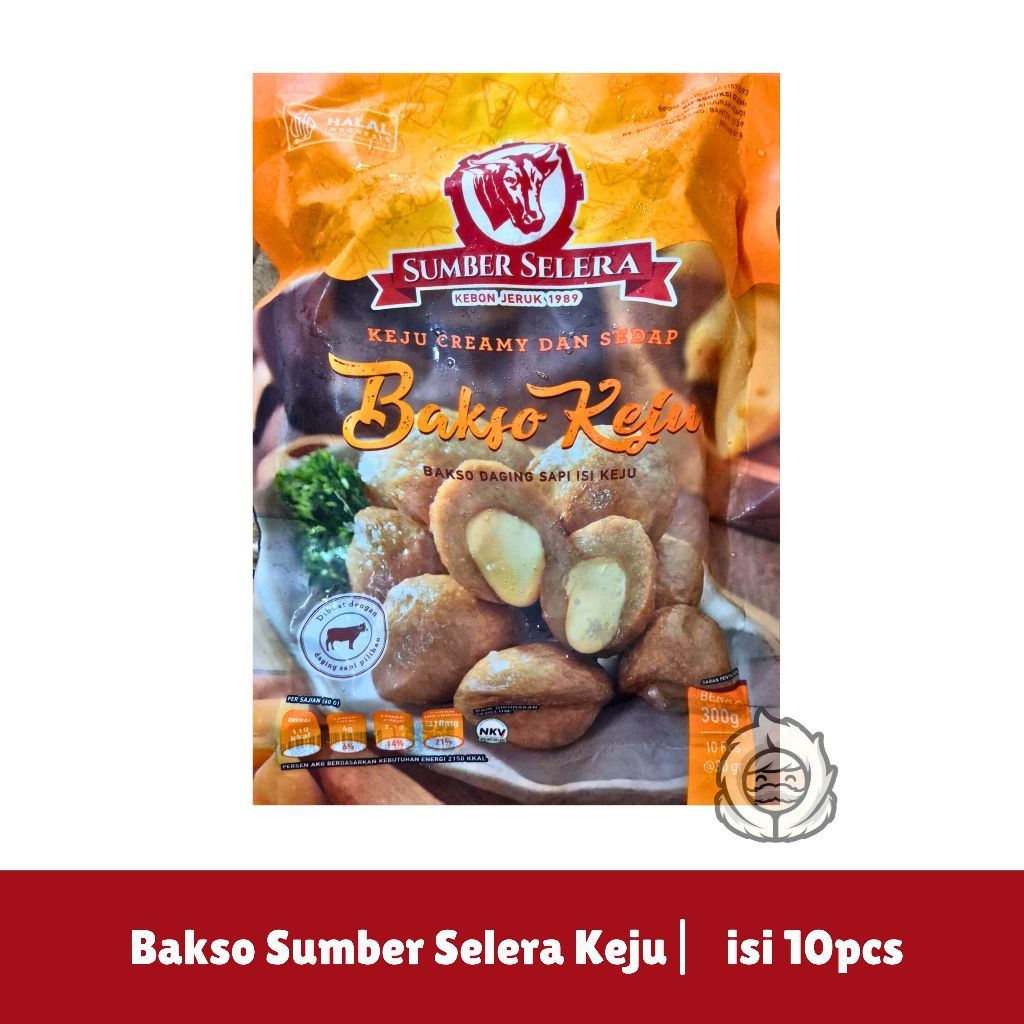 

Bakso Sumber Selera Keju 300gr isi 10pcs