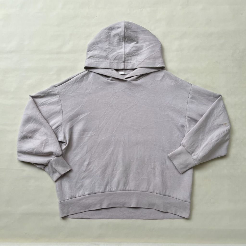 GU UNIQLO Hoodie Grey Pastel / Hoodie Wanita