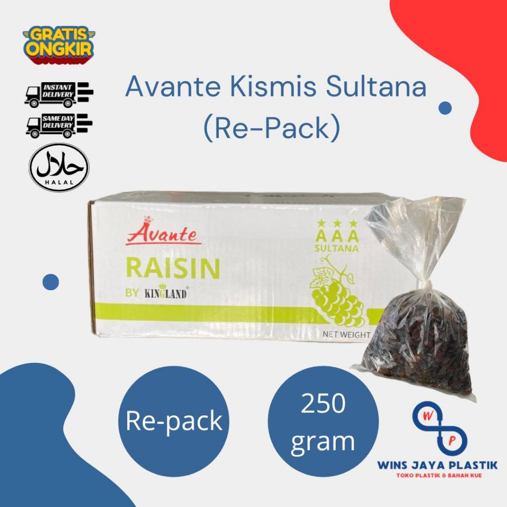 

Avante Raisin | Kismis Re-Pack 1Kg, 500gr, 250gr | Kismis Sultana Premium | Raisin AAA Sultana