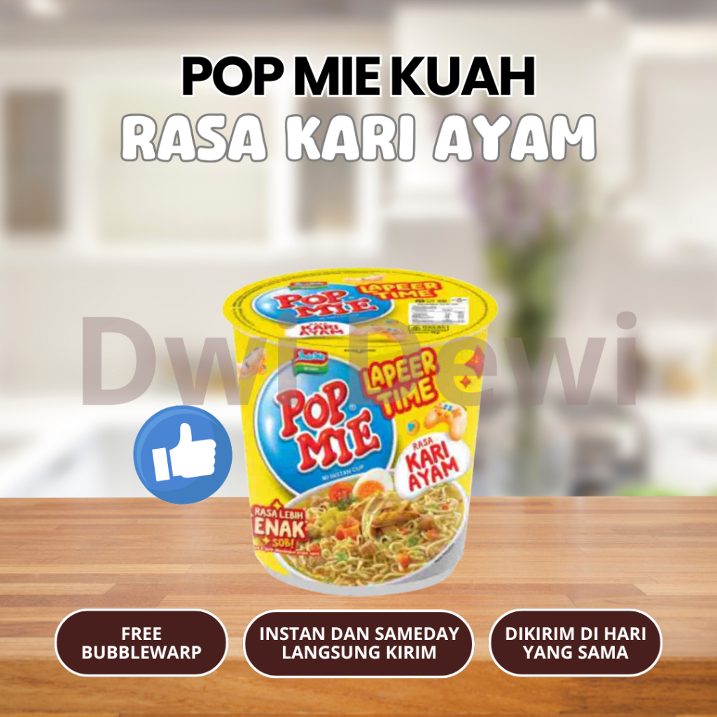 

POP MIE - MIE KUAH RASA KARI AYAM