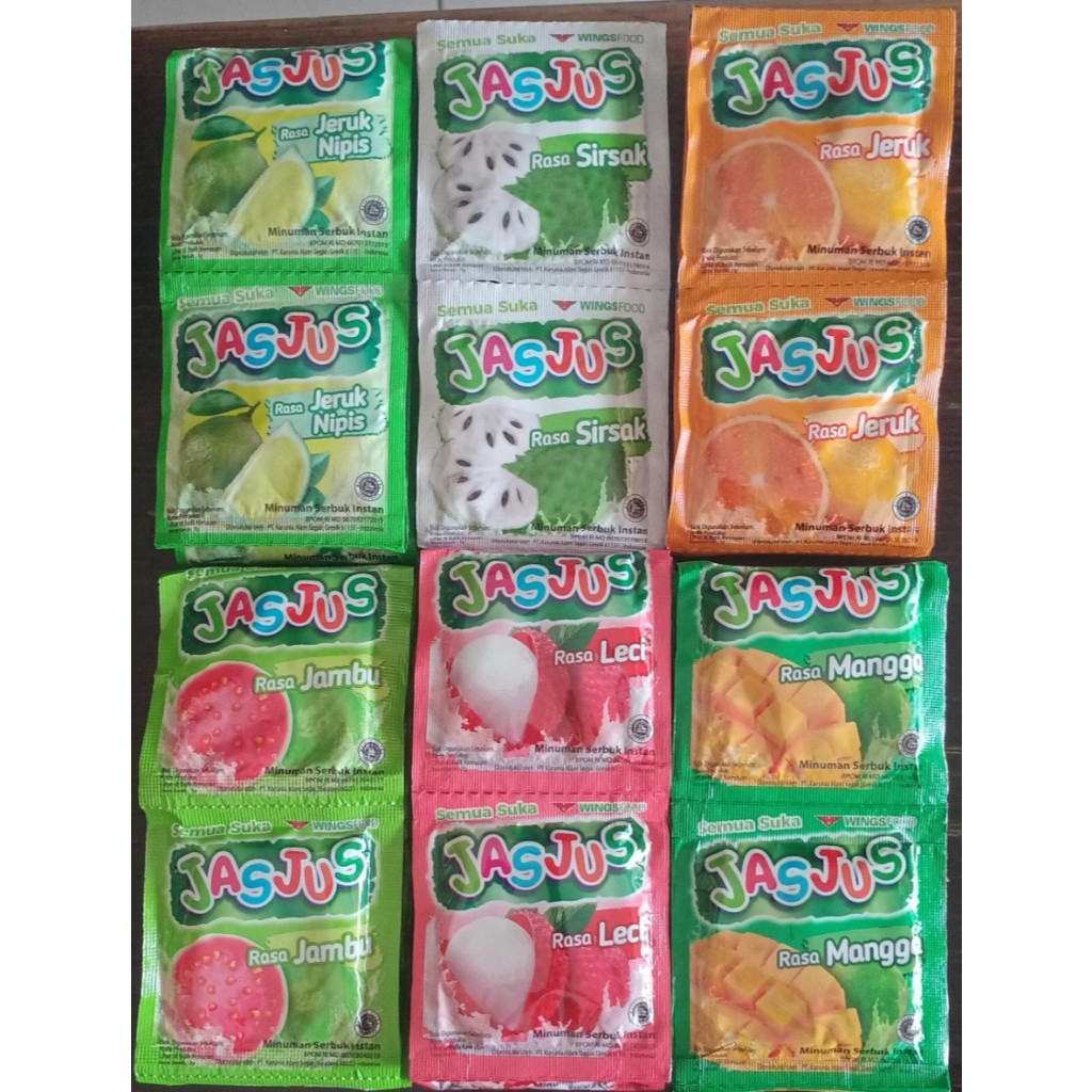 

Jasjus All Varian Rasa Termurah 1 Pack 5 Renceng