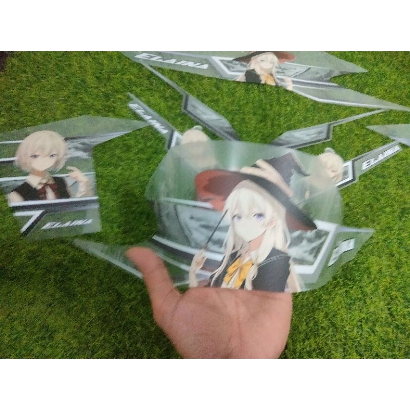 Striping Sticker Transparan Honda Vario New 125/150 2018-2021 Gen 1 Copy Desaign Anime Elaina