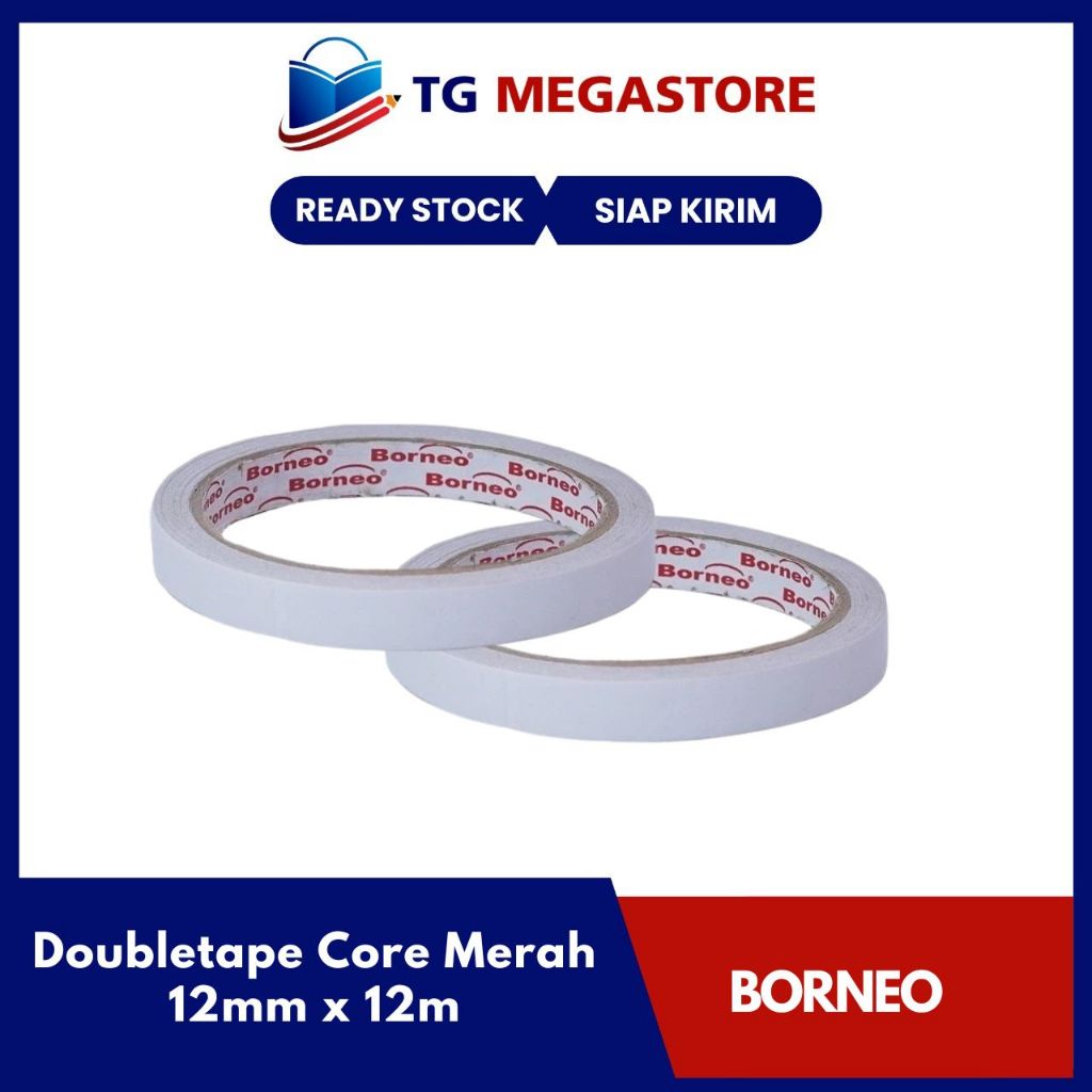 

Doubletape Borneo Core Merah 12mm x 12m