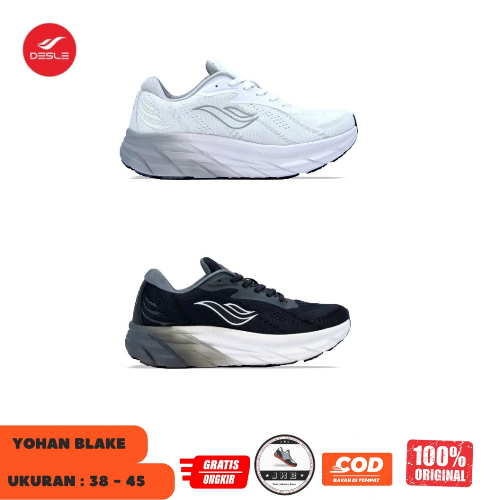 Sepatu Sneakers Sporty Desle Yohan Blake Original - Sepatu Casual Walking Pria