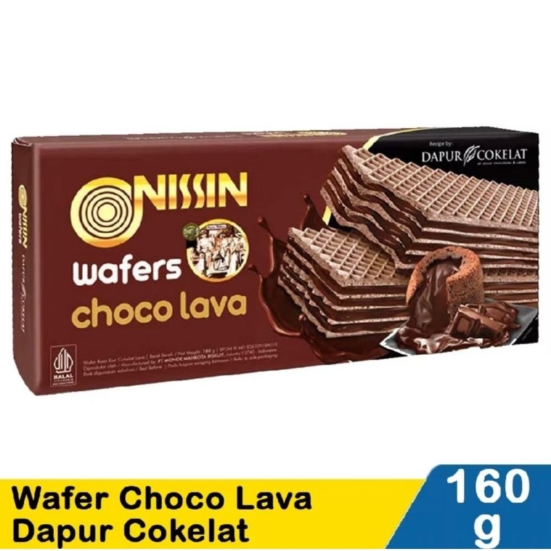 

Nissin Wafers Dapur Cokelat Choco Lava 160gr