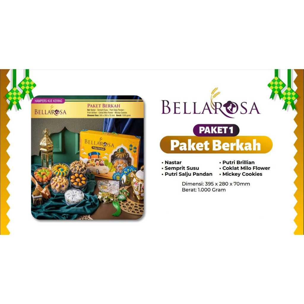 

BellaRosa Paket hampers Kue Lebaran - cocok untuk bingkisan