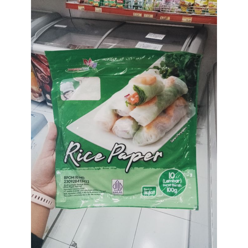 

RICE PAPPER ISI 10 LEMBAR