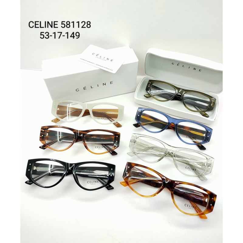 Frame Kacamata Wanita Celine Women Ganti Lensa Minus antiradiasi
