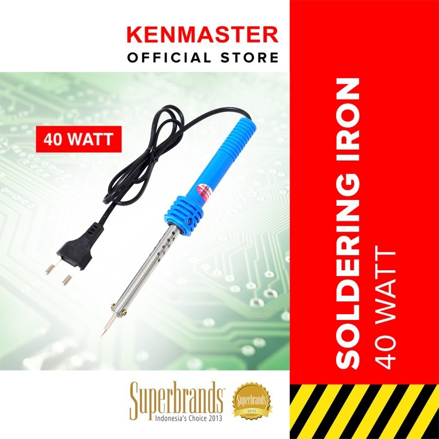 Kenmaster Solderan Iron 40W Solder timah 40 w kenmaster