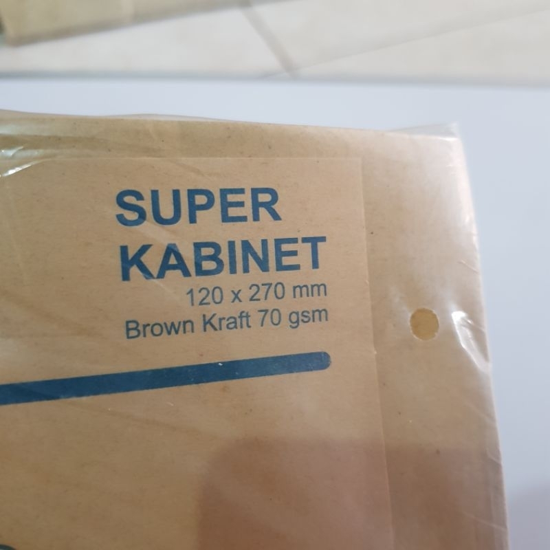 

Amplop coklat super kabinet
