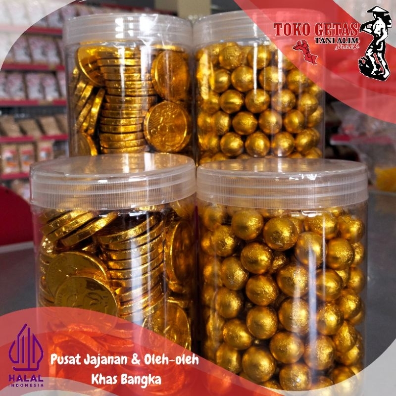

Cokelat / Coklat Coin Ball Bulat 500 gr