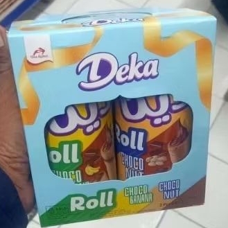 

PAKET PARSEL HAMPERS WAFER DEKA ROLL RASA CHOCO BANANA & CHOCO NUT 2KALENG × 87,5 GRAM