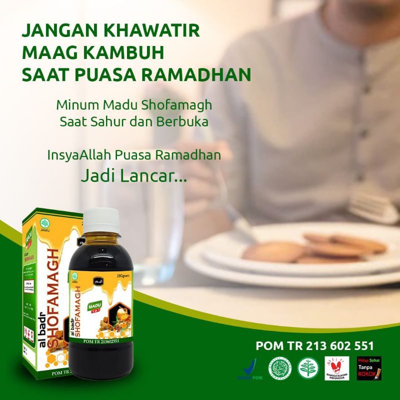 

Madu ShofaMagh mengatasi asam lambung Al Badr 280gr