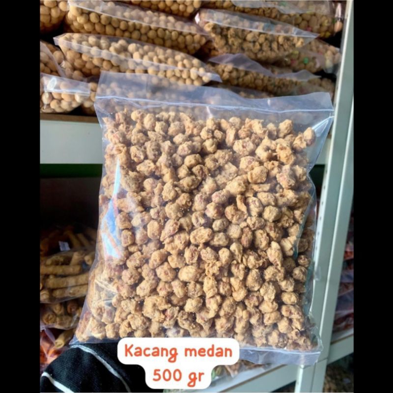 

Kacang Kribo Krispi 500 gram Kacang Telur Medan 1/2 kg Original Gurih dan Pedas