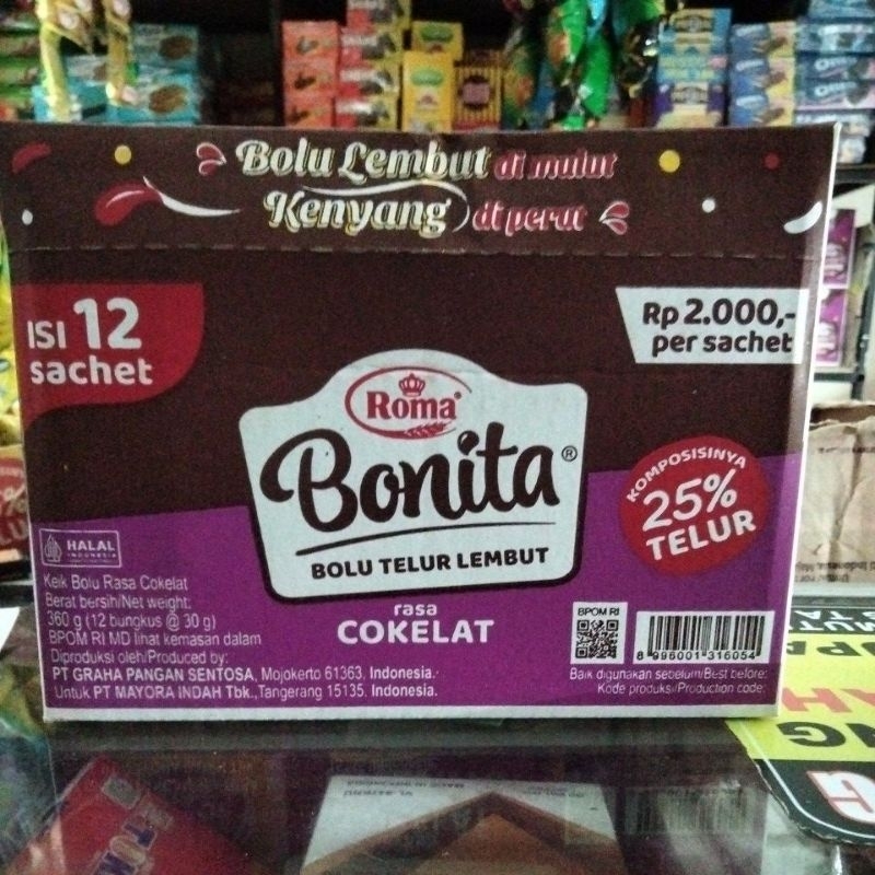 

BONITA COKELAT 360GR(ISI 12PCS)