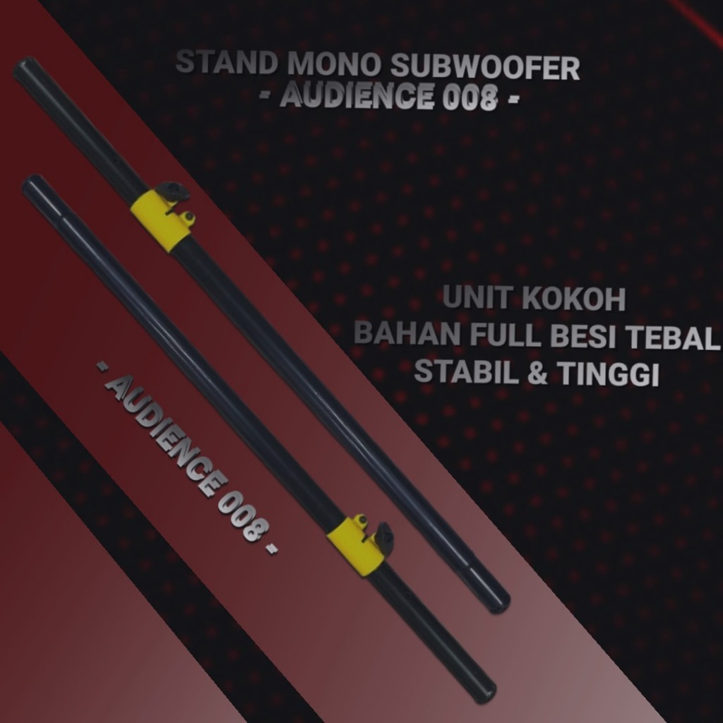 (JUAL 1 BUAH) STAND SPEAKER SUBWOFER KE SATELITE / STAND MONO