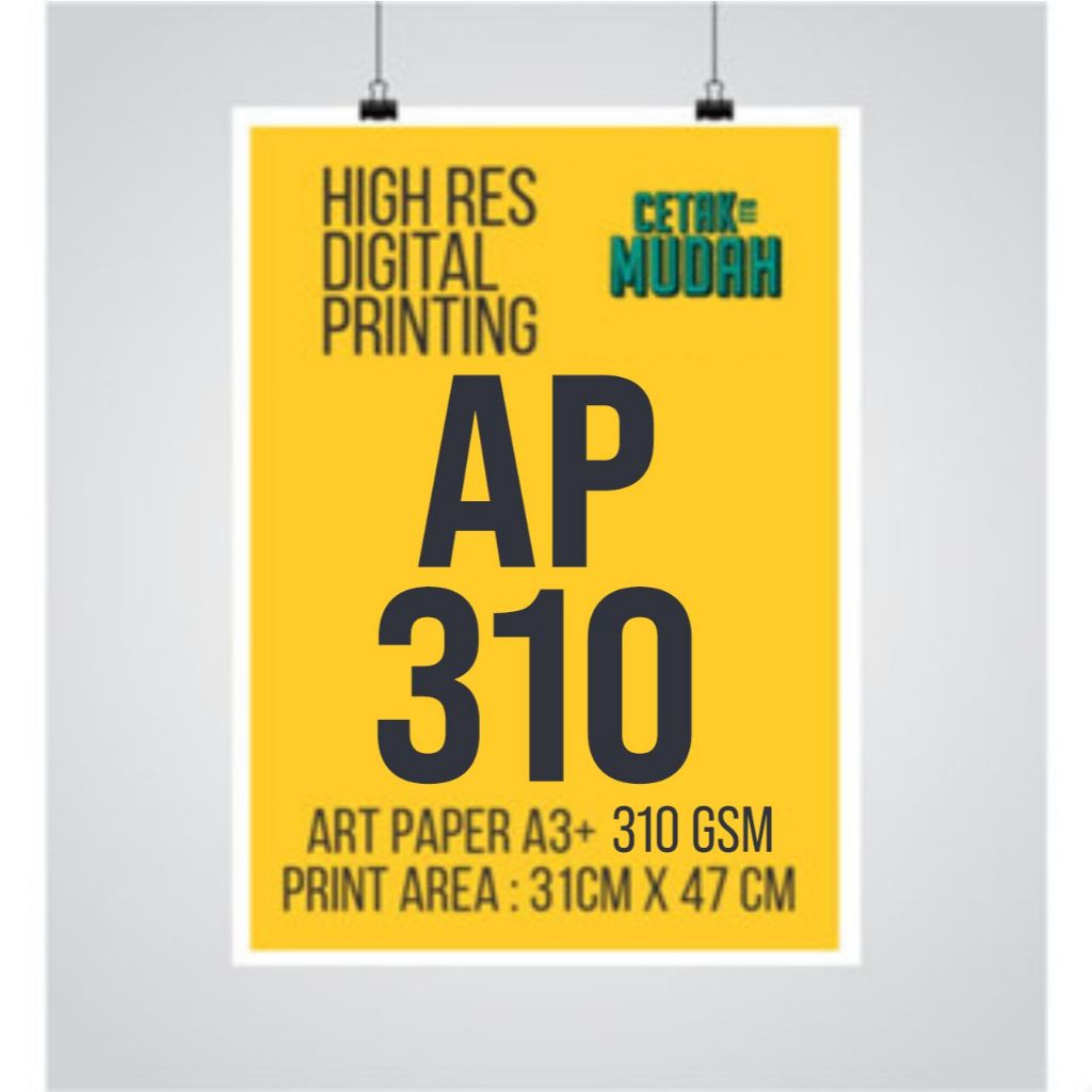 

Cetak AP 310gr A3+