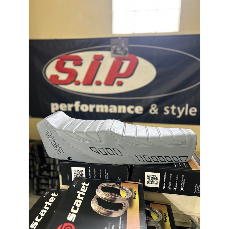 jok Camel Nisa abu abu (grey) vespa PX EXCEL dkk original